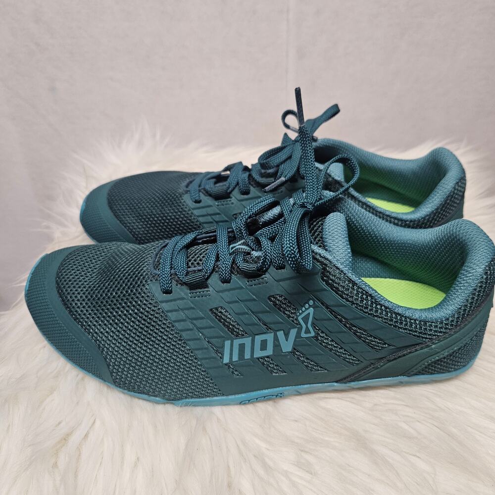 Inov-8 Bare-XF 210 V3 Minimalist Barefoot Training Shoes Teal Blue Size W 9.5